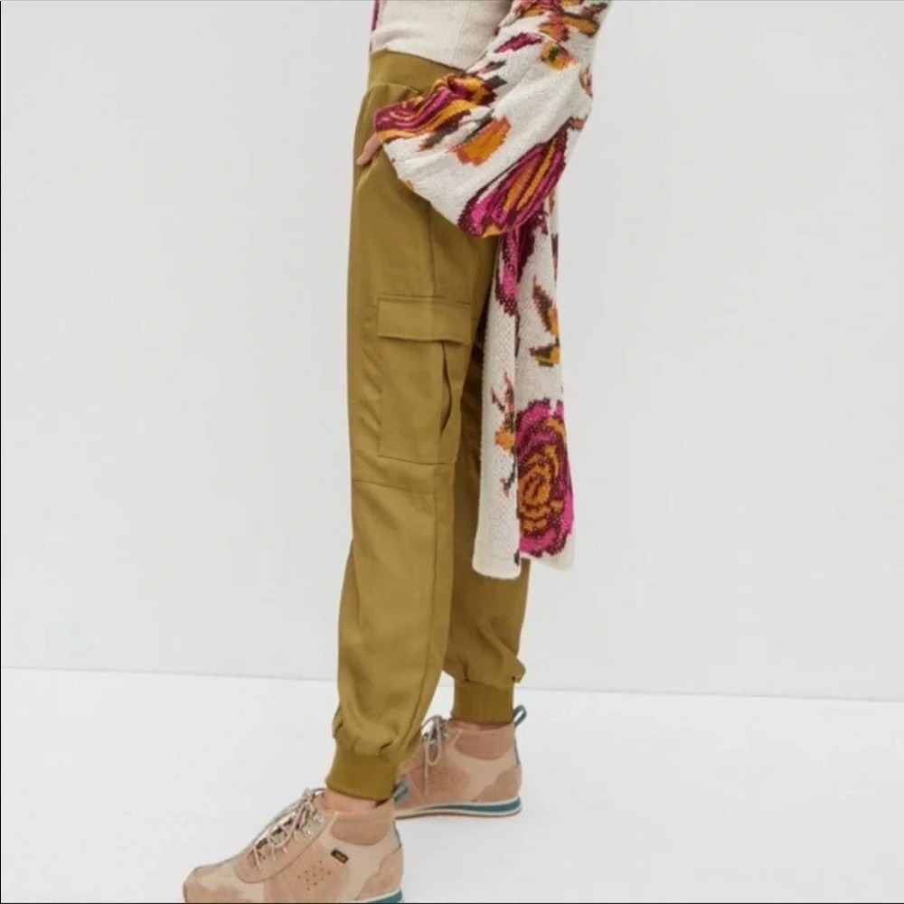 NWT Anthropologie Lukas Cargo Joggers Size XS - Picture 2 of 7